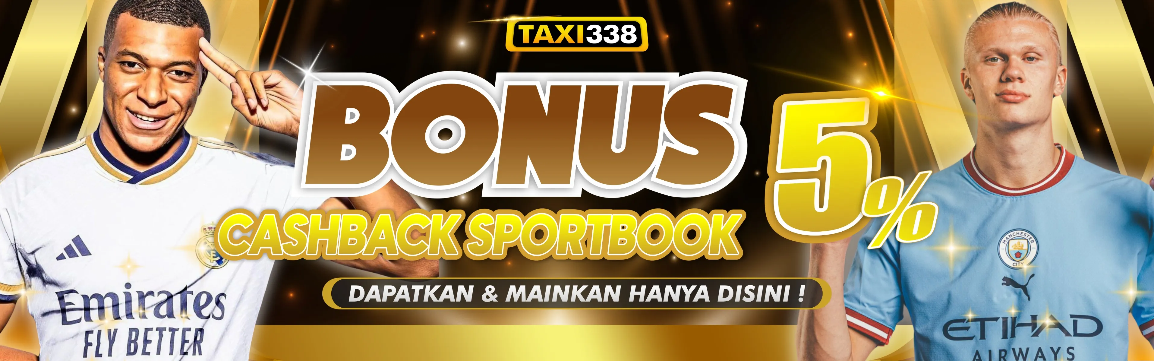 BONUS CASHBACK SPORTSBOOK 5%